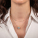 Australian Opal Doublet and Gold Necklace