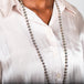 Grey Akoya Pearl Woven Necklace in 18k Gold