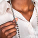 Grey Akoya Pearl Woven Necklace in 18k Gold