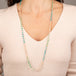 Woven Necklace in Pastel Spring Colors