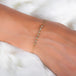Grey Diamond Row Bracelet in 18k Gold