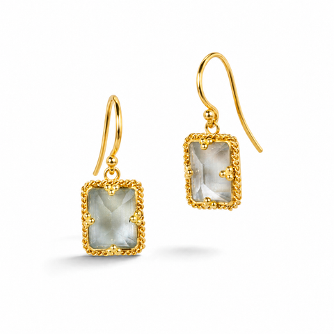 Clear Sky Aquamarine Earrings