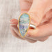 Boulder Opal Dreamy Ring in Sterling Silver and 18k Gold