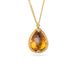 Citrine Teardrop Necklace