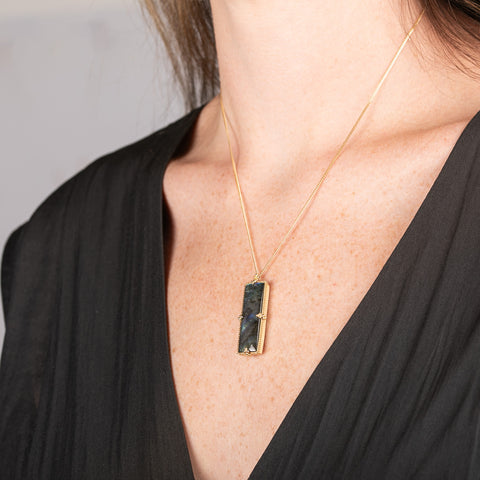 Luminous Labradorite Necklace