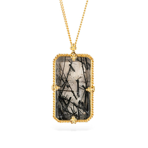 Tourmalated Quartz Necklace