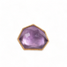 Geometric Amethyst Ring