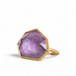 Geometric Amethyst Ring