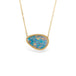 Australian Opal Doublet Radiant Necklace