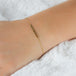 Champagne Diamond Bead Row Bracelet in 18k Gold