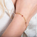 Ruby Whisper Chain Bracelet in 18k Gold