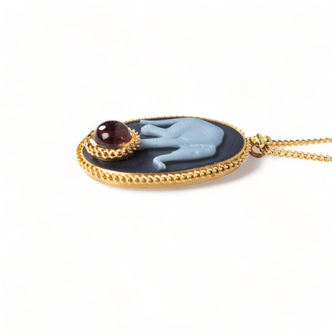 Balancing Elephant Necklace