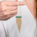 Boulder Opal Gold Tassel Necklace
