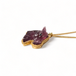 Tourmaline horse necklace side view