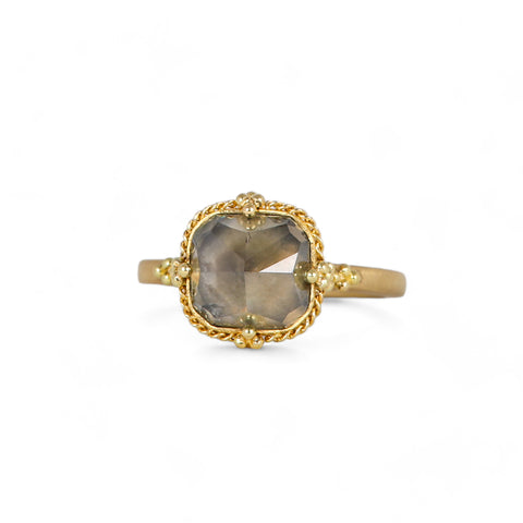 Champagne diamond ring