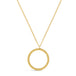 Circle Stardust Necklace in 18k Gold