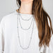 Contrast necklace in london blue topaz sizes