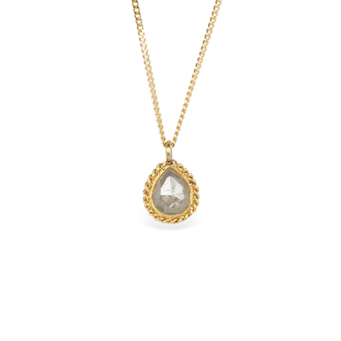 Diamond and 18k Gold Necklace