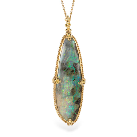Boulder Opal necklace