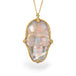 Ethiopian Opal skull necklace