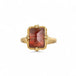 Sunstone and gold ring