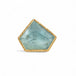Aquamarine and 18k Gold Ring
