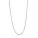Oxidized silver and 18k gold necklace