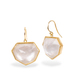 Geometric Rock Crystal Earrings