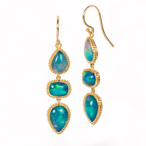 Ethiopian Opal earrings