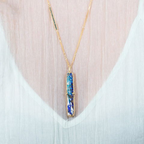 Boulder Opal Sea Necklace