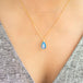 Moonstone Teardrop Necklace
