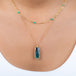 Rectangular Labradorite Necklace