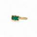 Emerald and 18k Gold Ring