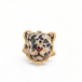 Leopard Jasper ring front on.
