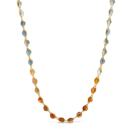 Woven Mixed Opal Necklace