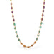Close up of mixed stone necklace
