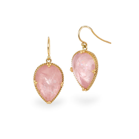 Morganite earrings