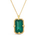 Rectangular Emerald Necklace