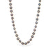 Grey Akoya Pearl Woven Necklace in 18k Gold