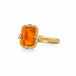 Orange Fire Opal Ring