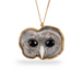 Sand Rose necklace in the shape of an owl.