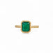 Emerald and Gold Ring