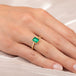 Emerald and Gold Ring