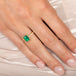 Emerald and Gold Ring