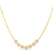 Pearl Textile Row Necklace in 18k Gold