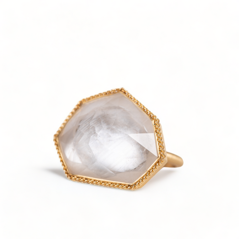 Rock Crystal ring.