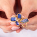 Group of tanzanite rings
