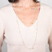 Available length sized for textile necklaces
