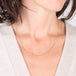 Pearl Textile Necklace in 18k Gold