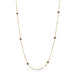 Black Diamond Textile Necklace in 18k Gold
